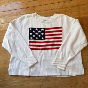 Old Navy American Flag Sweater